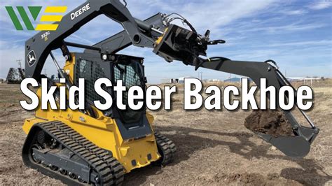 how to convert skid steer backhoe to swing|john deere skid steer backhoe.